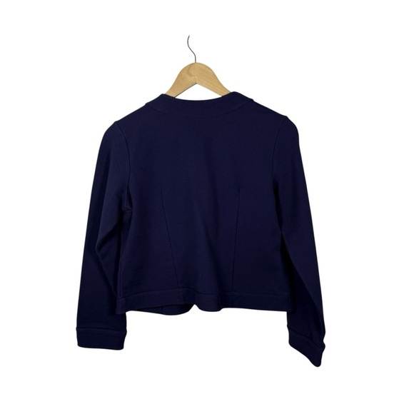 NWOT Pendleton Women’s 4-Pocket Open Style Knit Blazer Navy Size S - Picture 8 of 8